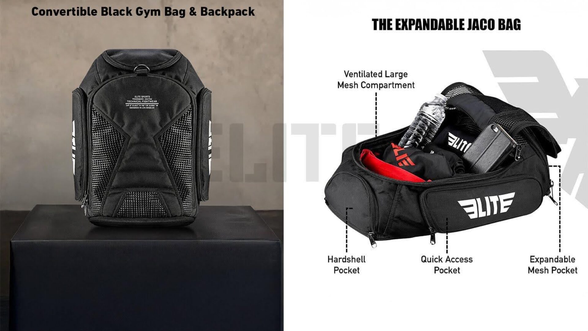 Should You Buy Elite Sports Convertible Gym Bag & Backpack? 